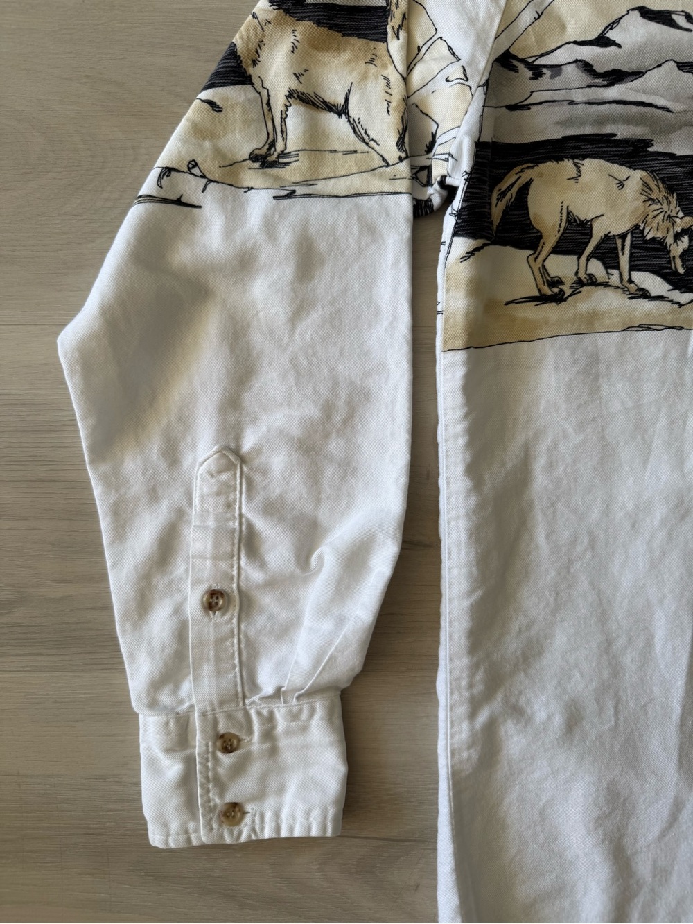 Vintage Roper Rodeo Blue Wolf Shirt - Picture 3 of 9